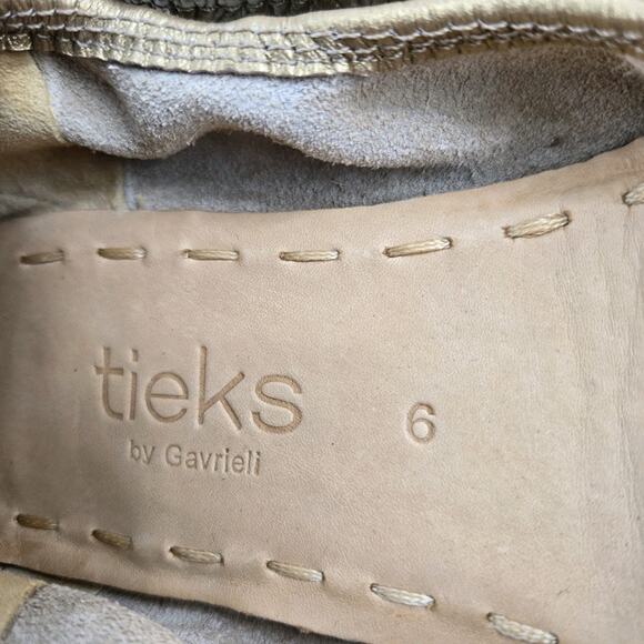 Tieks Ballet Flats Womens 6 Metallic Gold Bronze Leather Balletcore Travel - Picture 10 of 10